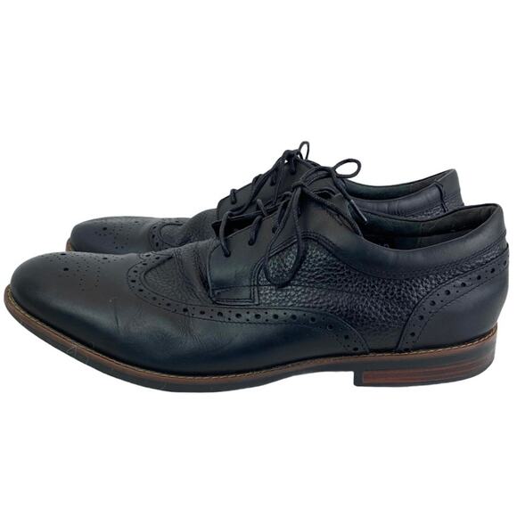 Rockport Dustyn Leather Wingtip Oxfords Black 11 main image 10